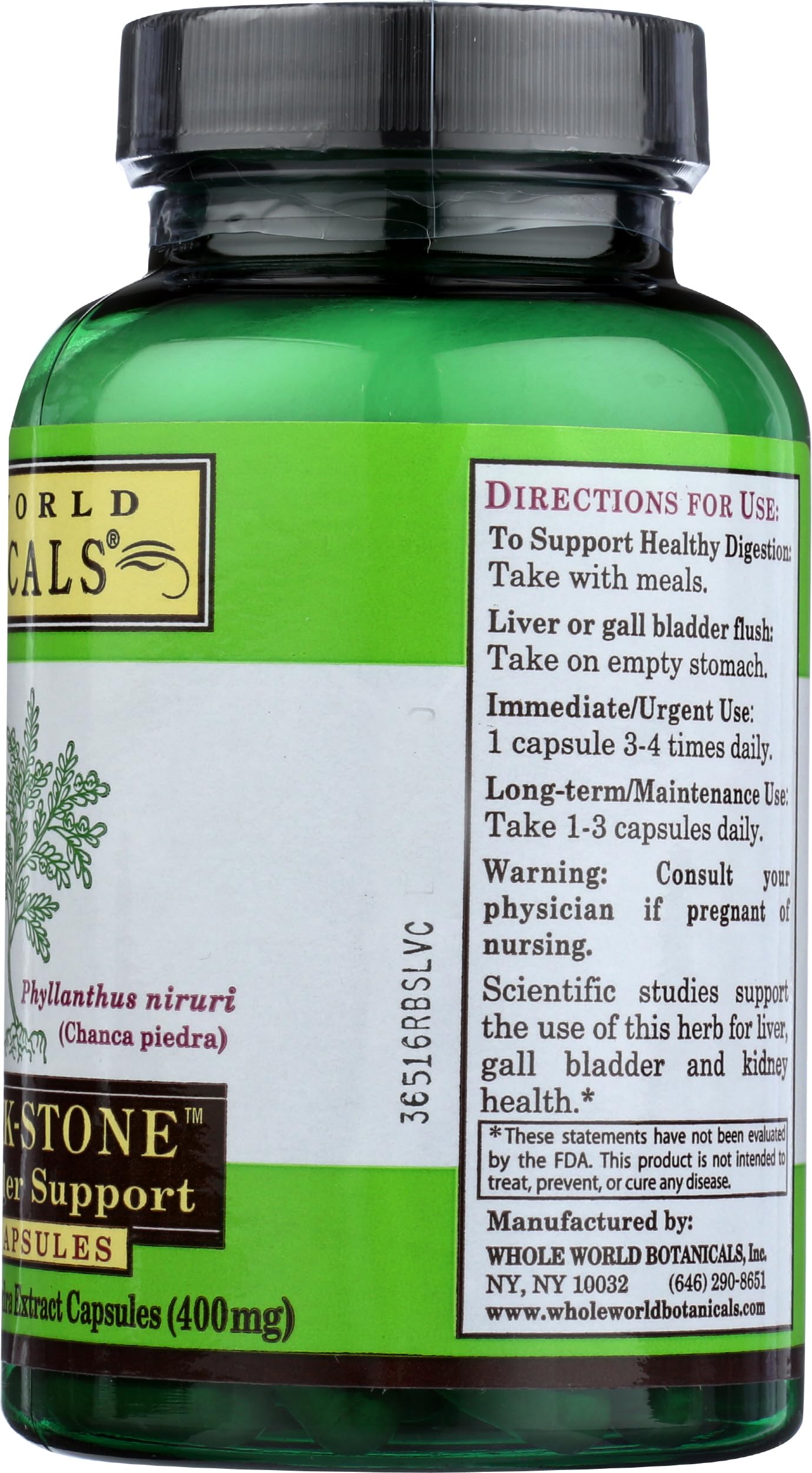 Daily-use bottle scene of Whole World Botanicals Royal Chanca Piedra.