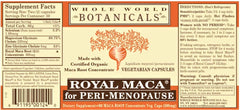 Whole World Botanicals Royal Maca label close-up highlighting organic gluten-free formulation