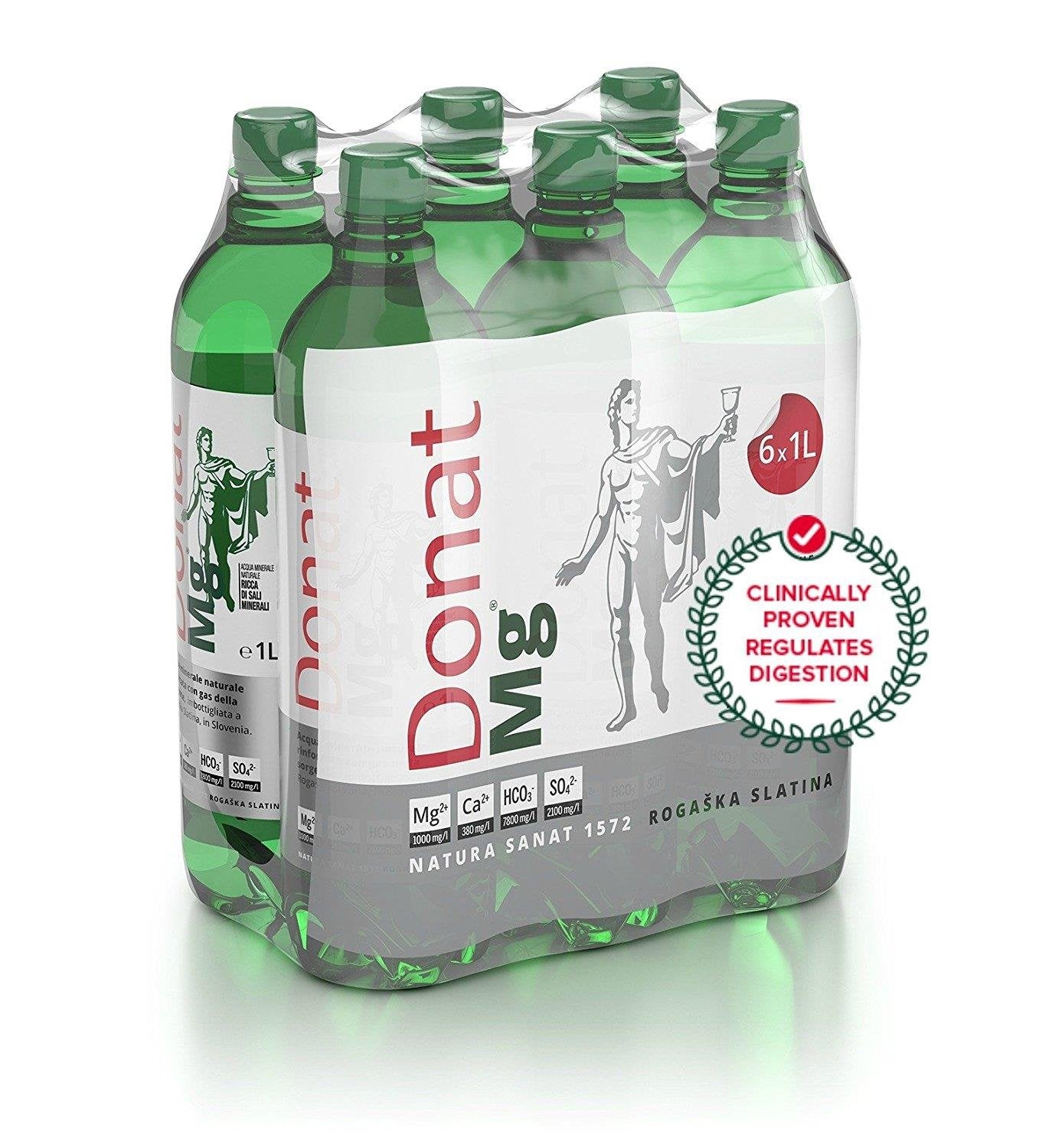 Wholefood Earth Donat Mg water bottle front label showing magnesium content for daily hydration