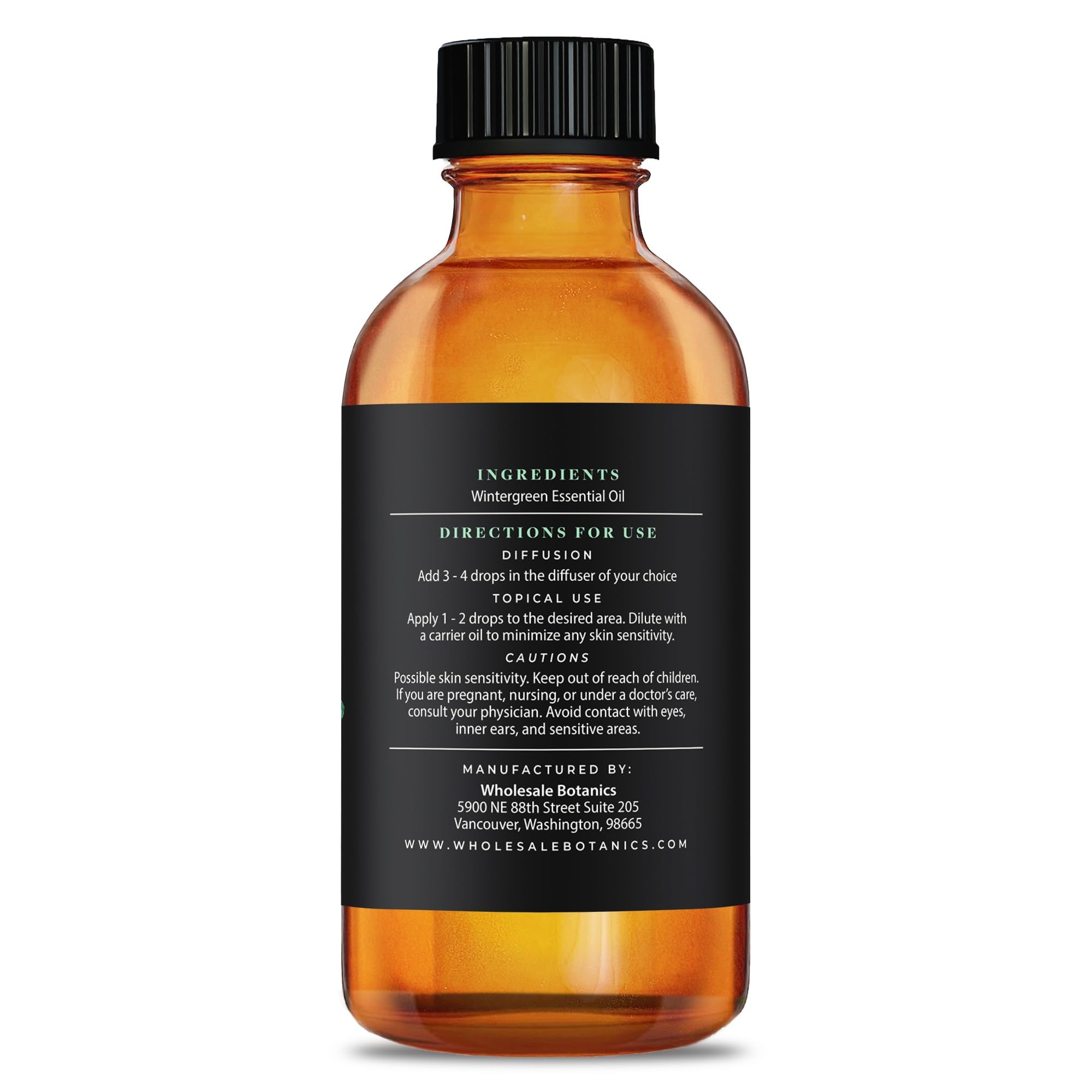 Wholesale Botanics Wintergreen essential oil pour ideal for candles and blends