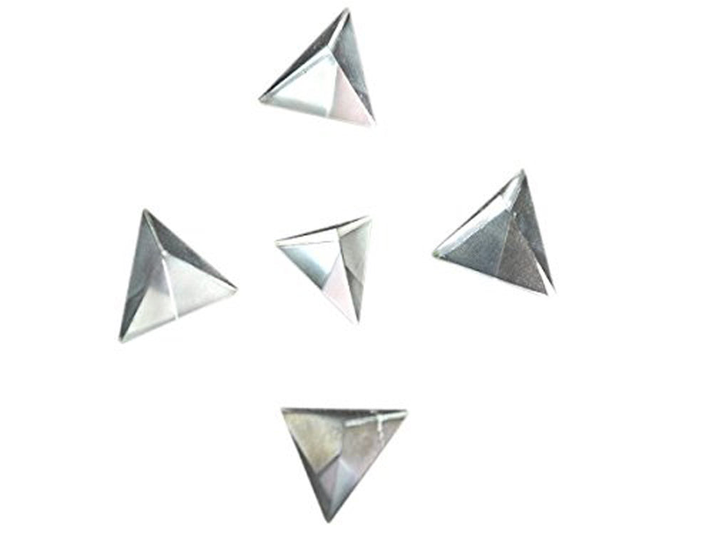 Wholesale Gem Shop clear quartz tetrahedron fire close-up for meditation and decor.