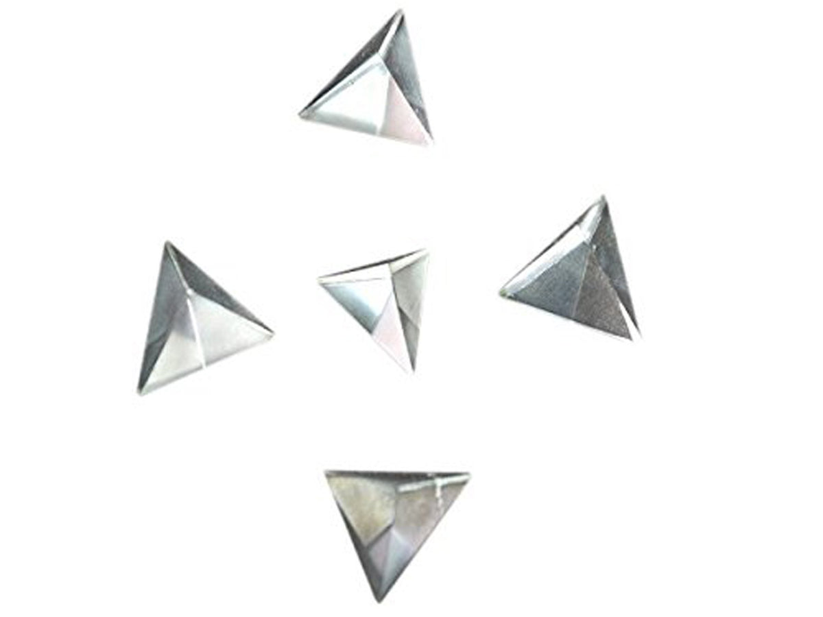 Wholesale Gem Shop clear quartz tetrahedron fire close-up for meditation and decor.