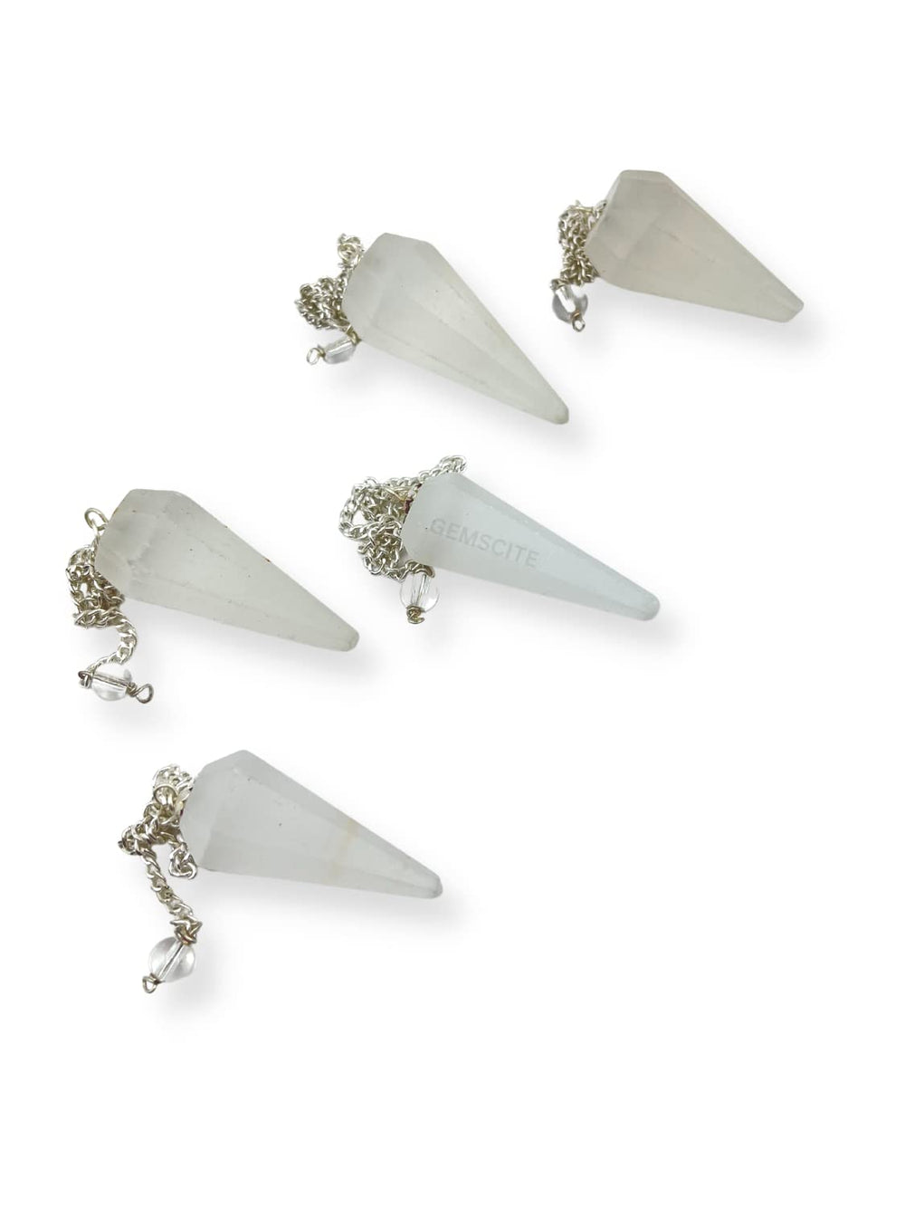 Wholesale Gem Shop selenite pendulum for home spa rituals.