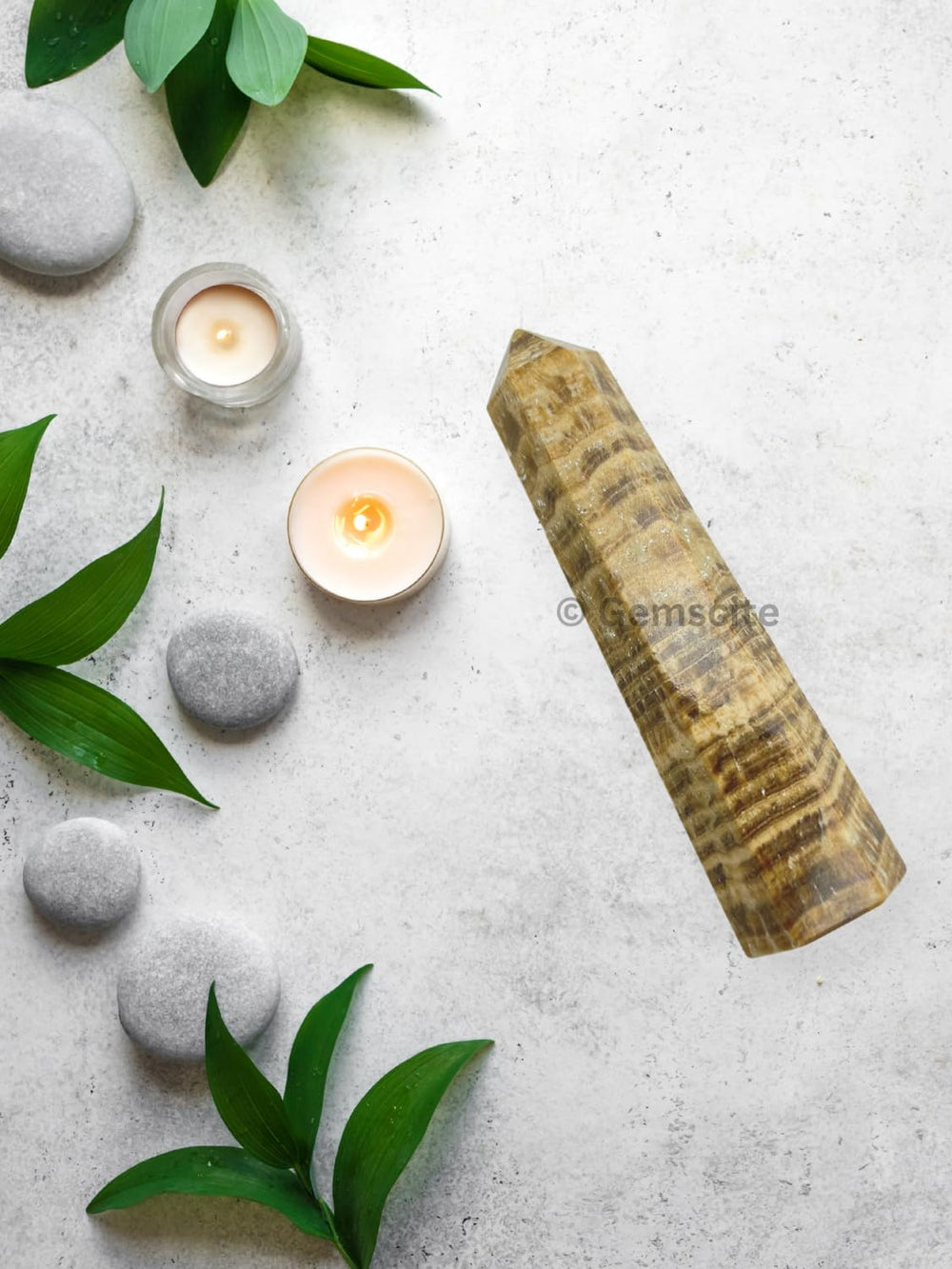Wholesale Gem Shop aragonite obelisk suitable for Feng Shui and meditation setups