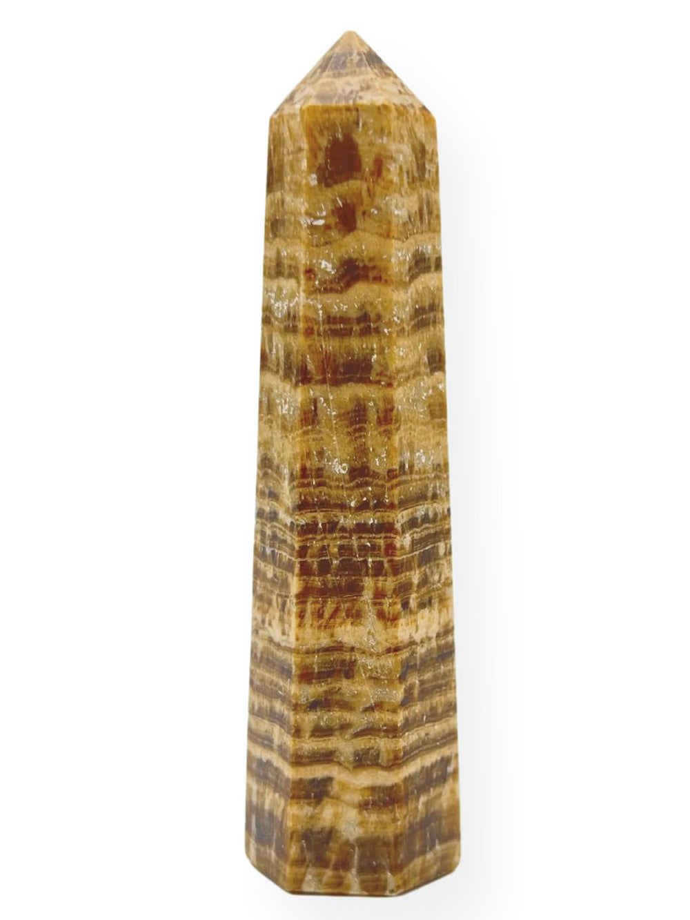 Wholesale Gem Shop aragonite obelisk 70mm centerpiece for mindful energy and decor