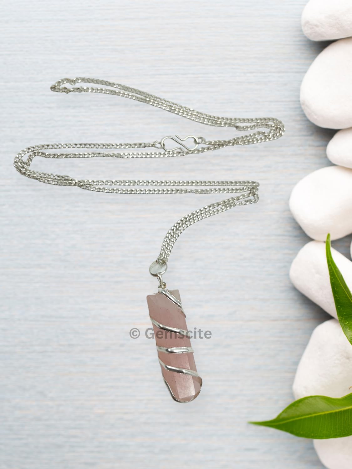 Wholesale Gem Shop hypoallergenic copper base with silver-plated chain suitable for sensitive skin