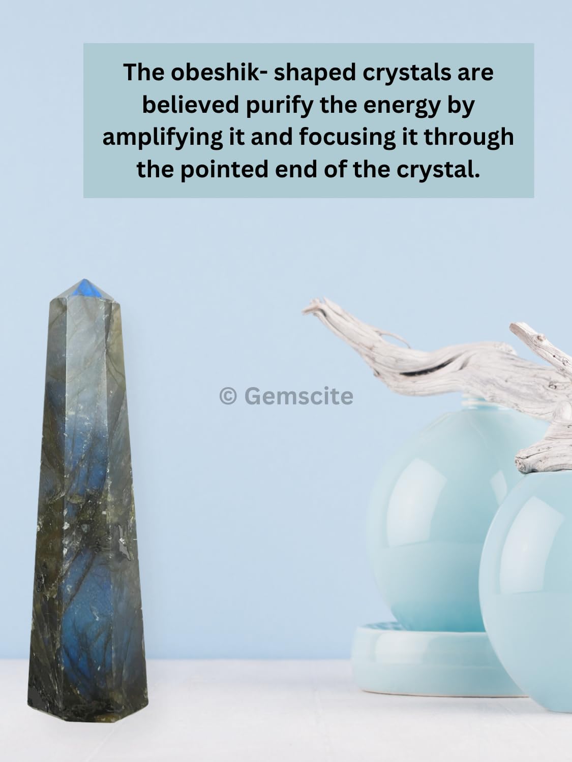 Wholesale Gem Shop Labradorite obelisk for Reiki practice