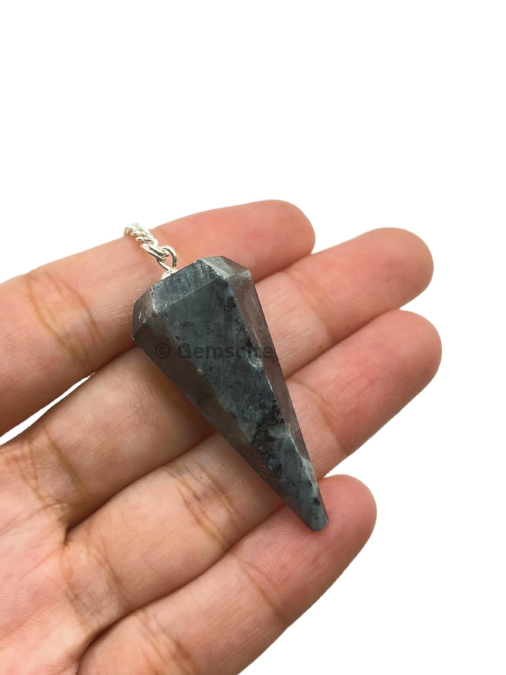Wholesale Gem Shop larvikite pendulum as a dowsing tool for calm reflection