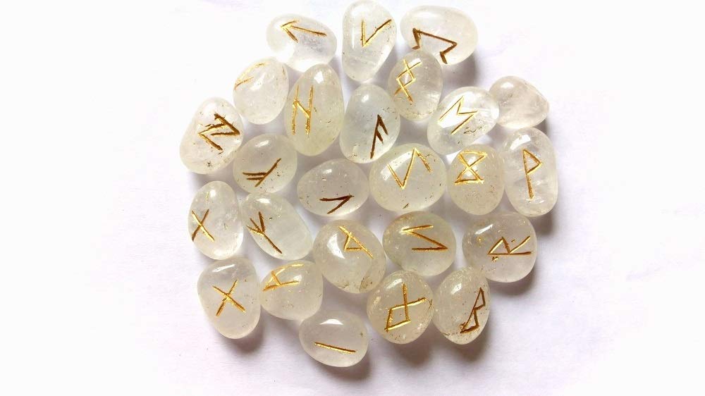 WholesaleGemShop multi gemstone rune set ready for display