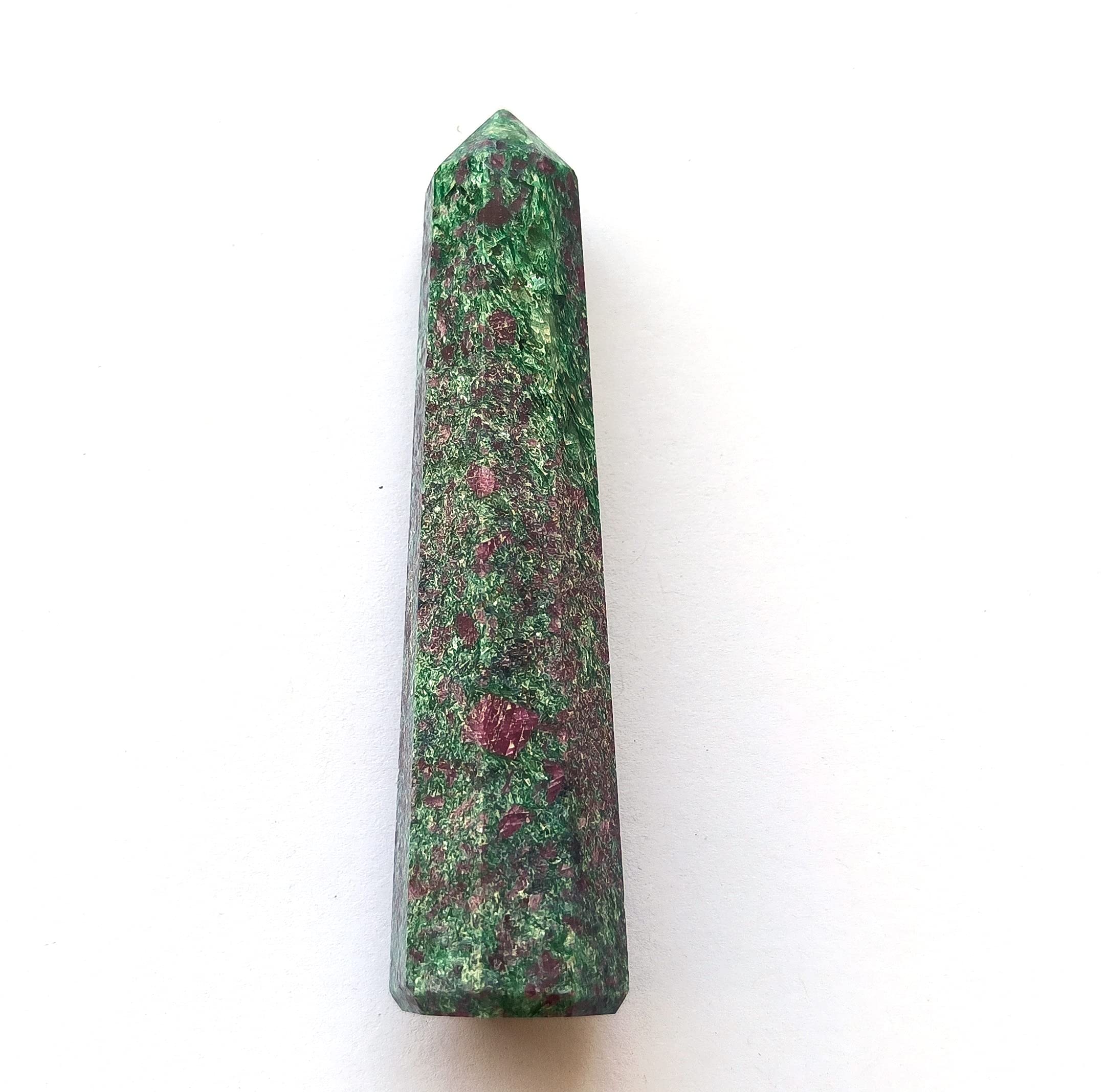 Wholesale Gem Shop ruby zoisite aura rock crystal showing natural color contrasts