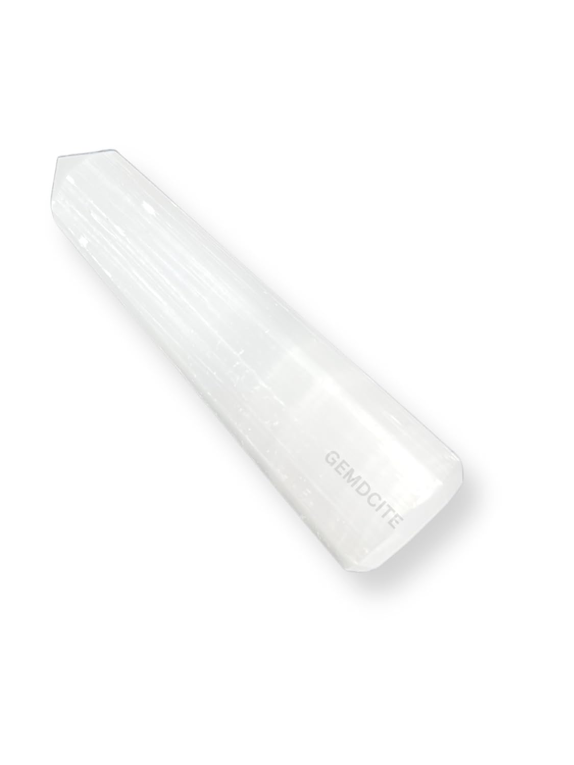 Wholesale Gem Shop selenite obelisk 70mm ritual setup suits altar or desk mindfulness.