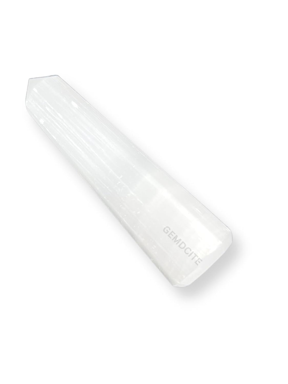 Wholesale Gem Shop selenite obelisk 70mm ritual setup suits altar or desk mindfulness.