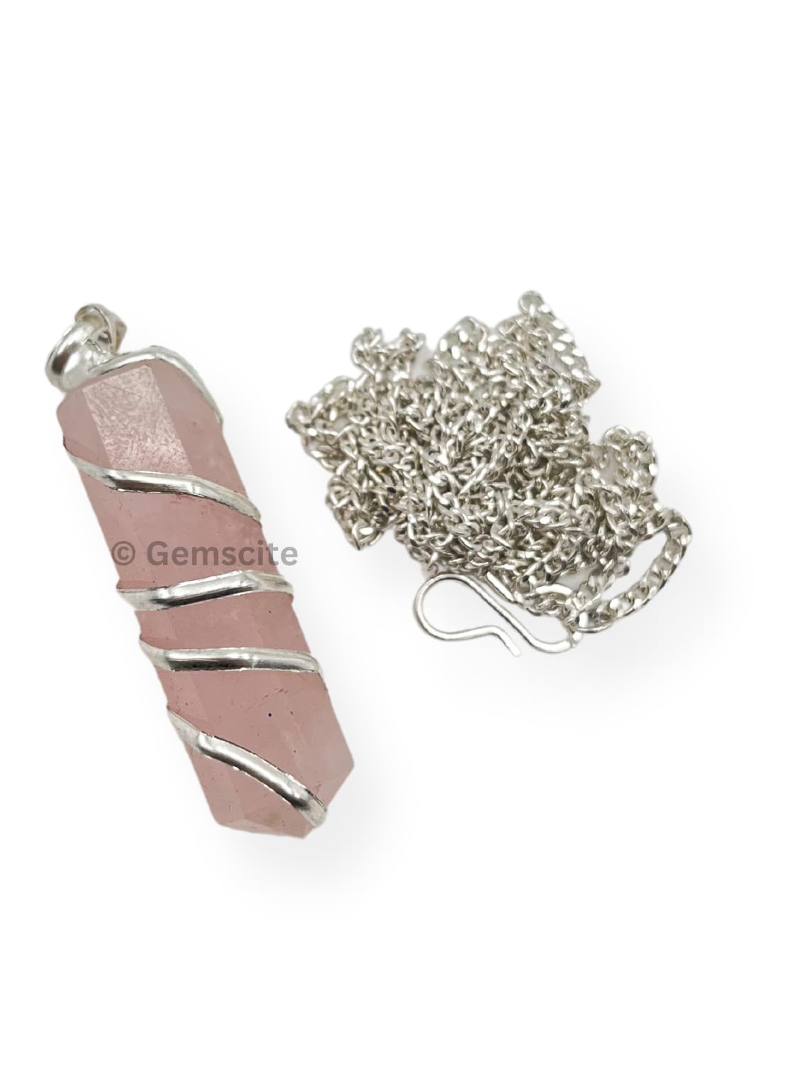 Wholesale Gem Shop silver-plated 18-inch chain resting against a clean backdrop