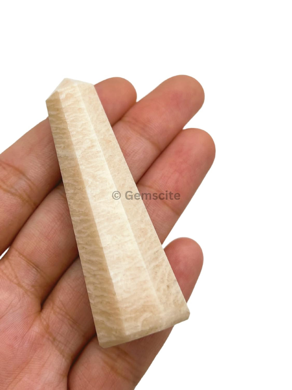 Wholesale Gem Shop spirit wand moonstone obelisk 3in for rituals and calm