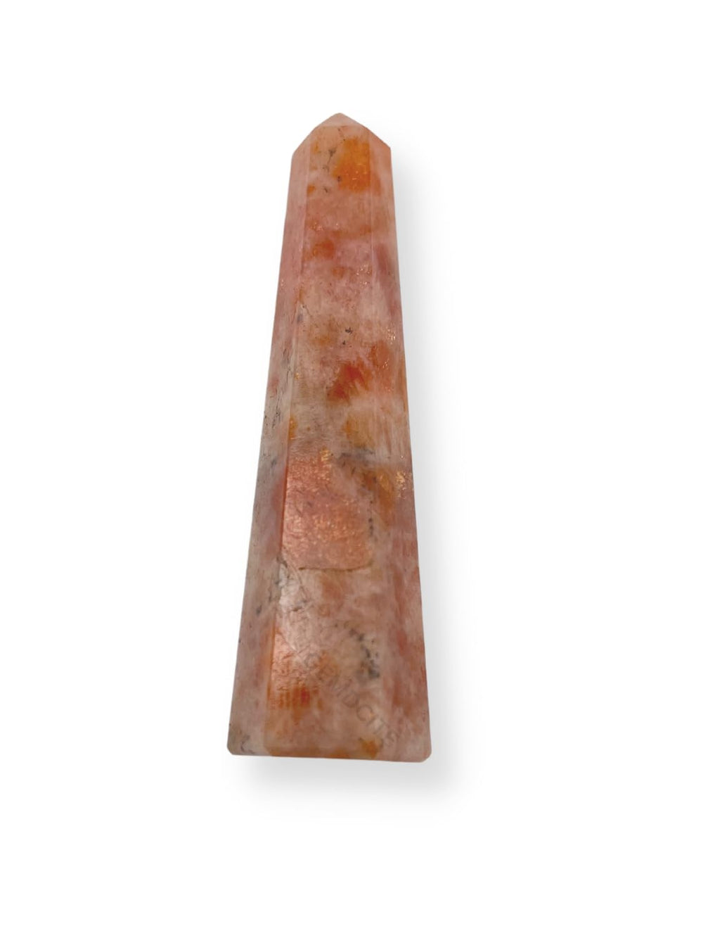 Wholesale Gem Shop sunstone obelisk makes a thoughtful gift.