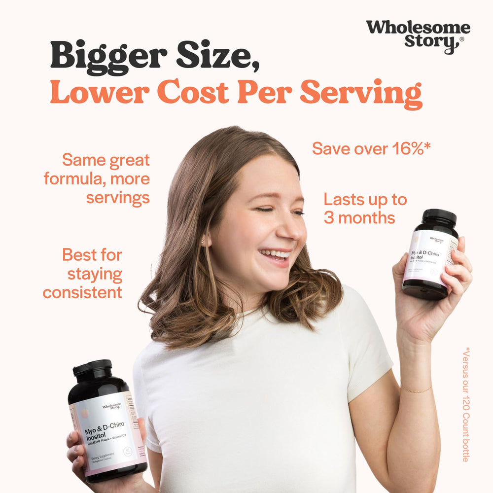 Wholesome Story 40-1 ratio visual emphasizes optimized wellness support.