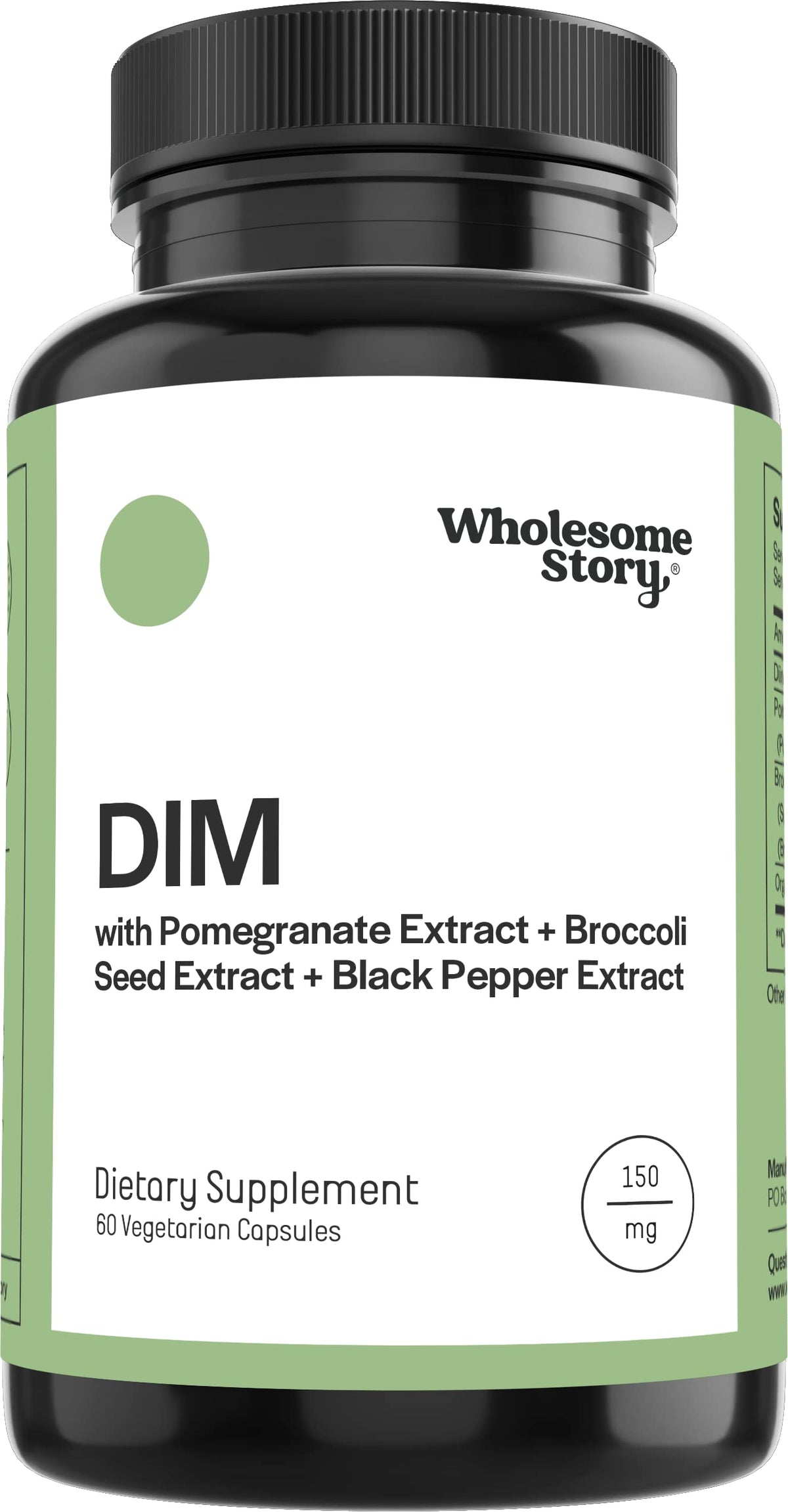 Wholesome Story DIM Women bottle for daily hormone balance support.