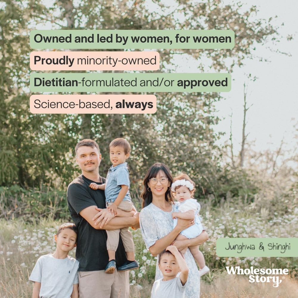 Wholesome Story DIM Women clean-label seal signals safety and transparency.