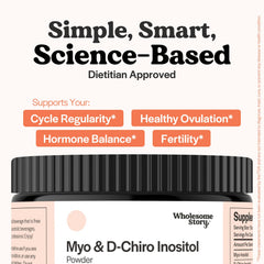 Wholesome Story powder scoop shows precise serving portioning for consistent daily intake.