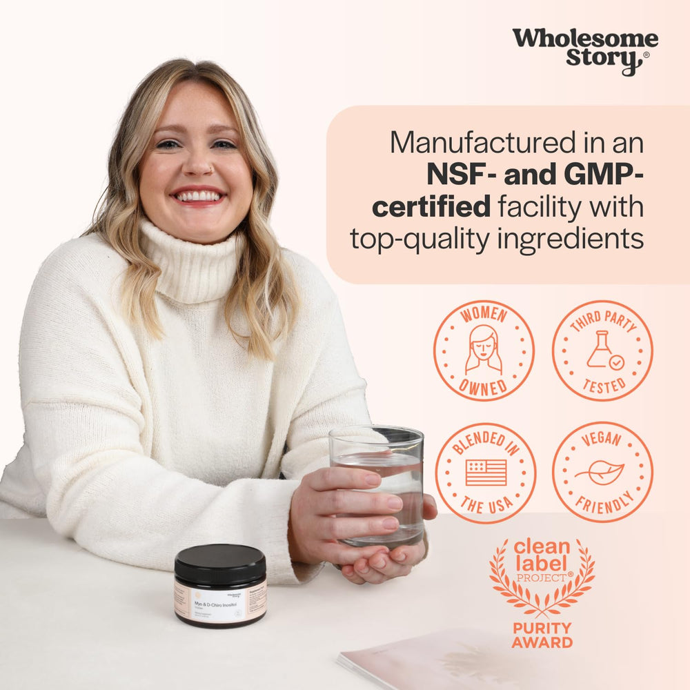 Wholesome Story vegan-dye-free label confirms plant-based, dye-free formulation.