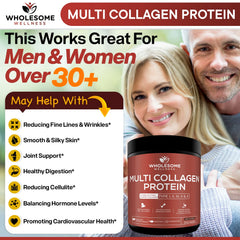 Wholesome Wellness cage-free chicken collagen source for daily protein support.