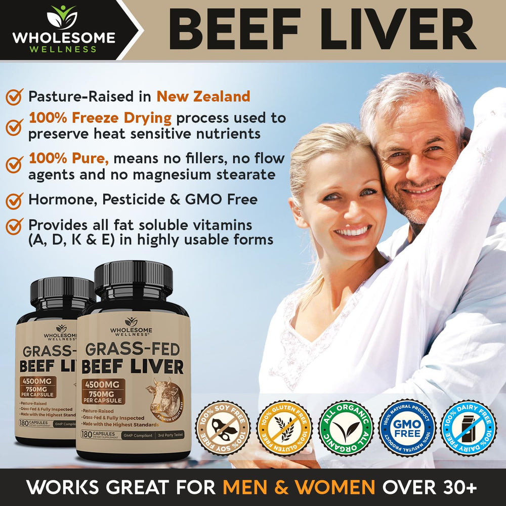 Wholesome Wellness capsules closeup showing tasteless, odorless design