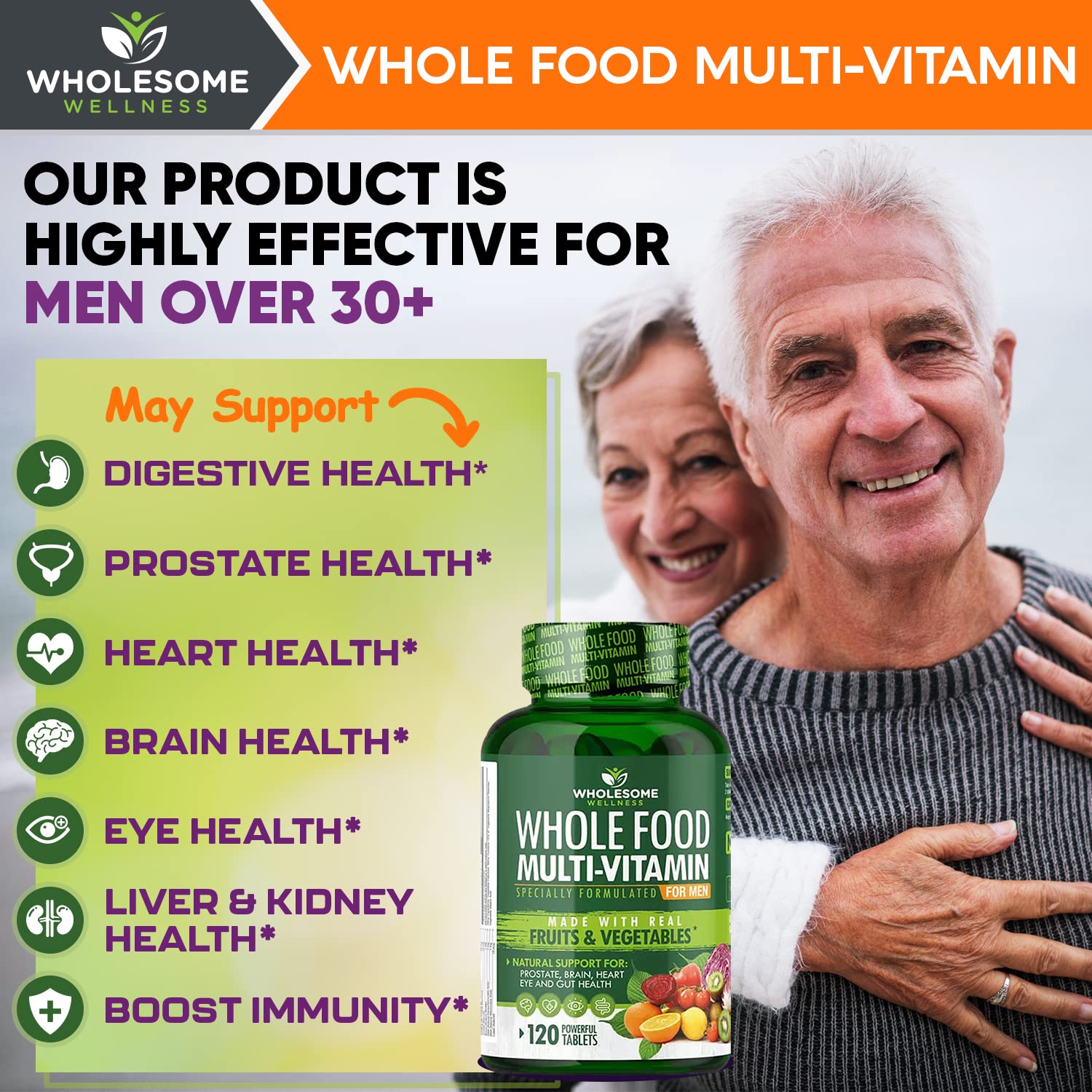 Wholesome Wellness packaging scene communicates non-GMO and gluten-free values