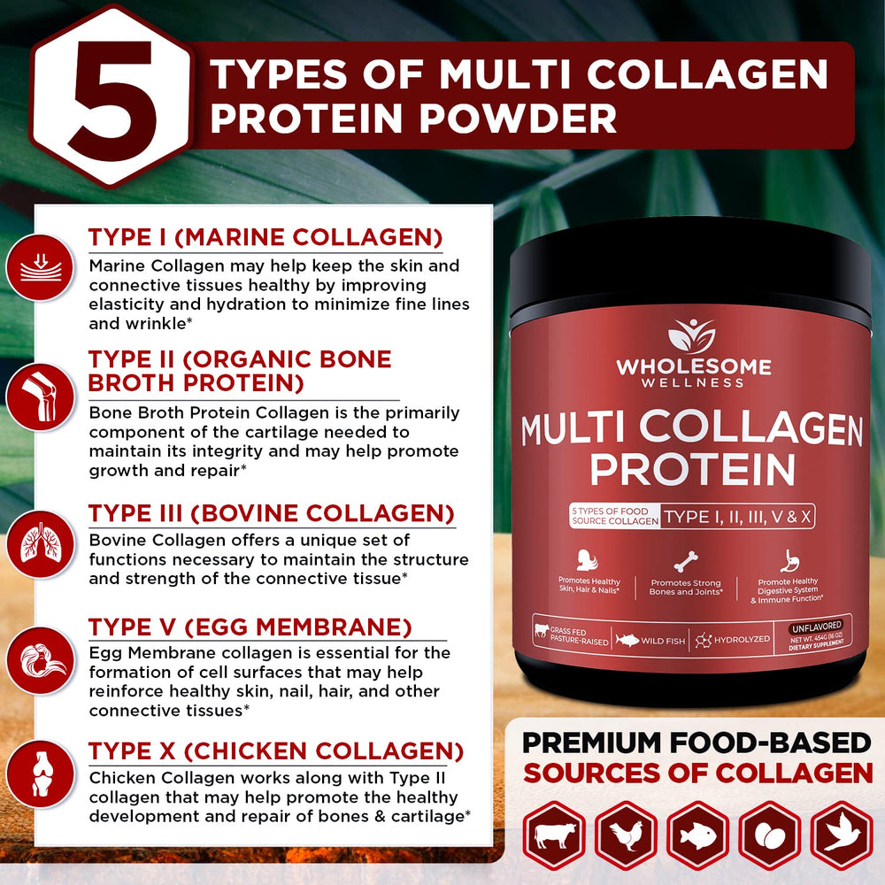 Wholesome Wellness wild fish collagen source for a clean daily supplement.