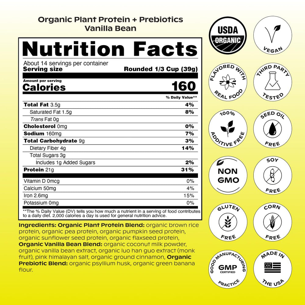 Wholier Plant Protein daily-use with fruits bowl for versatile meals
