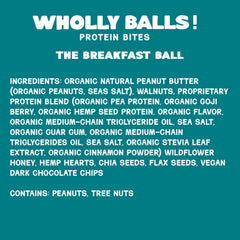 Wholly Balls Mocha Hazelnut bites shown as a post-workout pick-me-up.