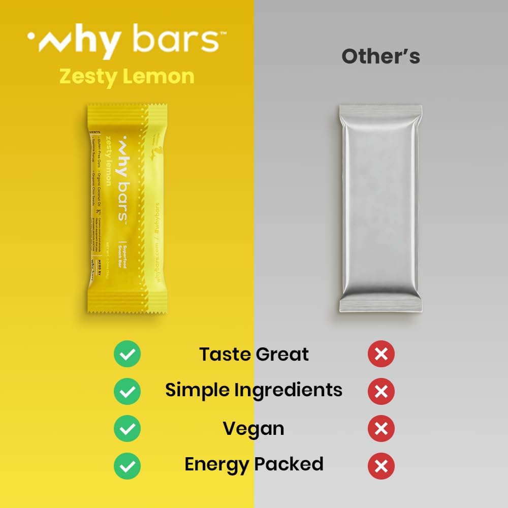 Assorted Why Bars flavors lineup, inviting taste exploration.
