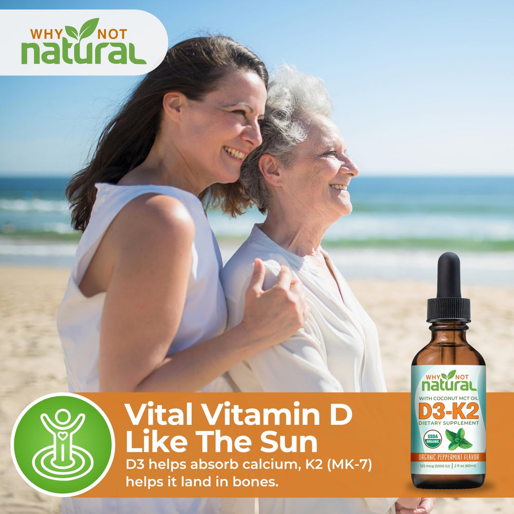 Why Not Natural D3 K2 with MCT oil demonstrates coconut-based fat-soluble vitamin base