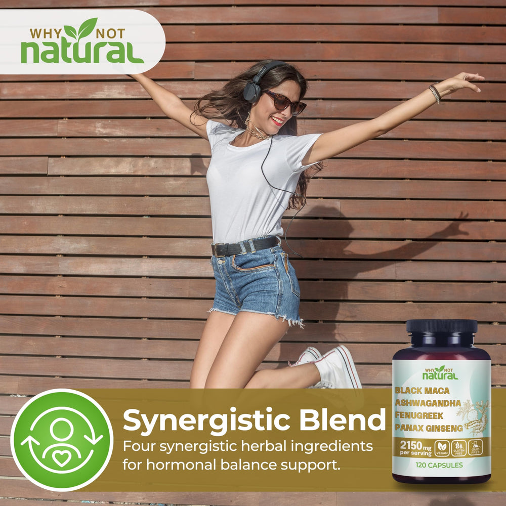 Why Not Natural organic ingredients label detail emphasizing purity.