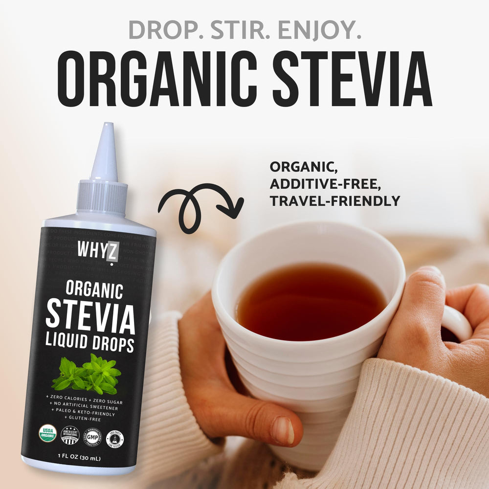WHYZ pure stevia extract contains no fillers or artificial ingredients.