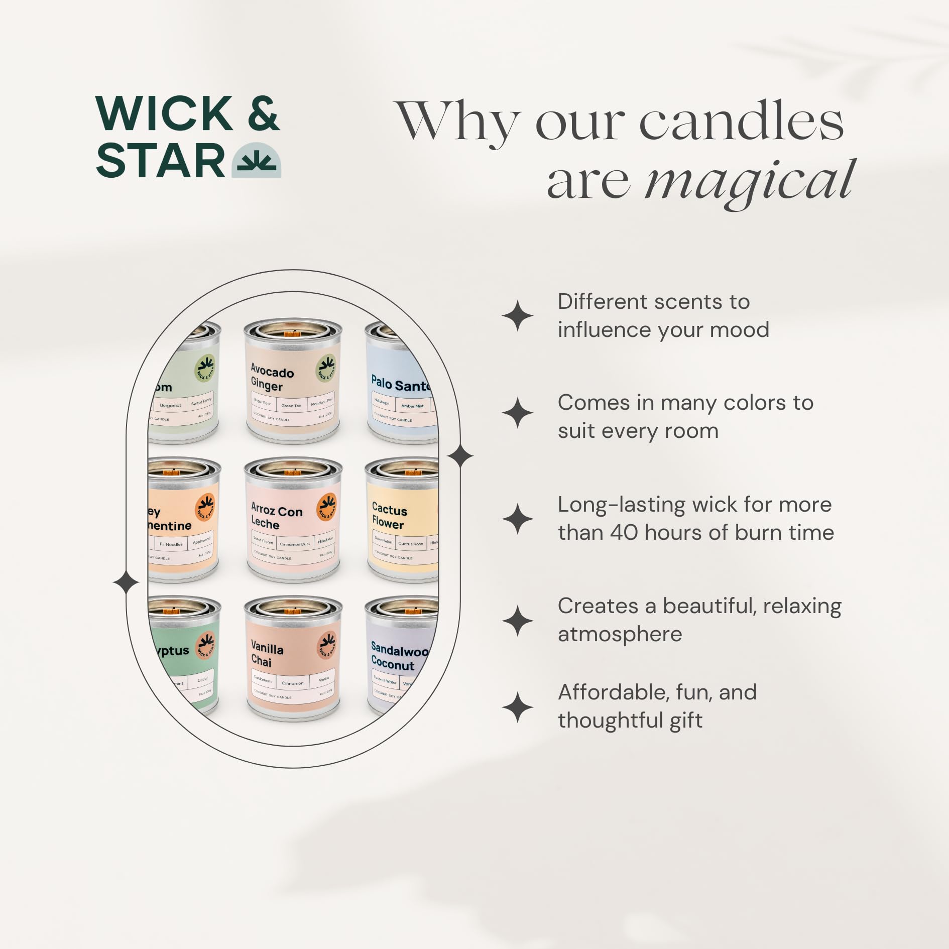 Wick & Star fragrance caramel pumpkin scent fills space with bakery-like warmth.