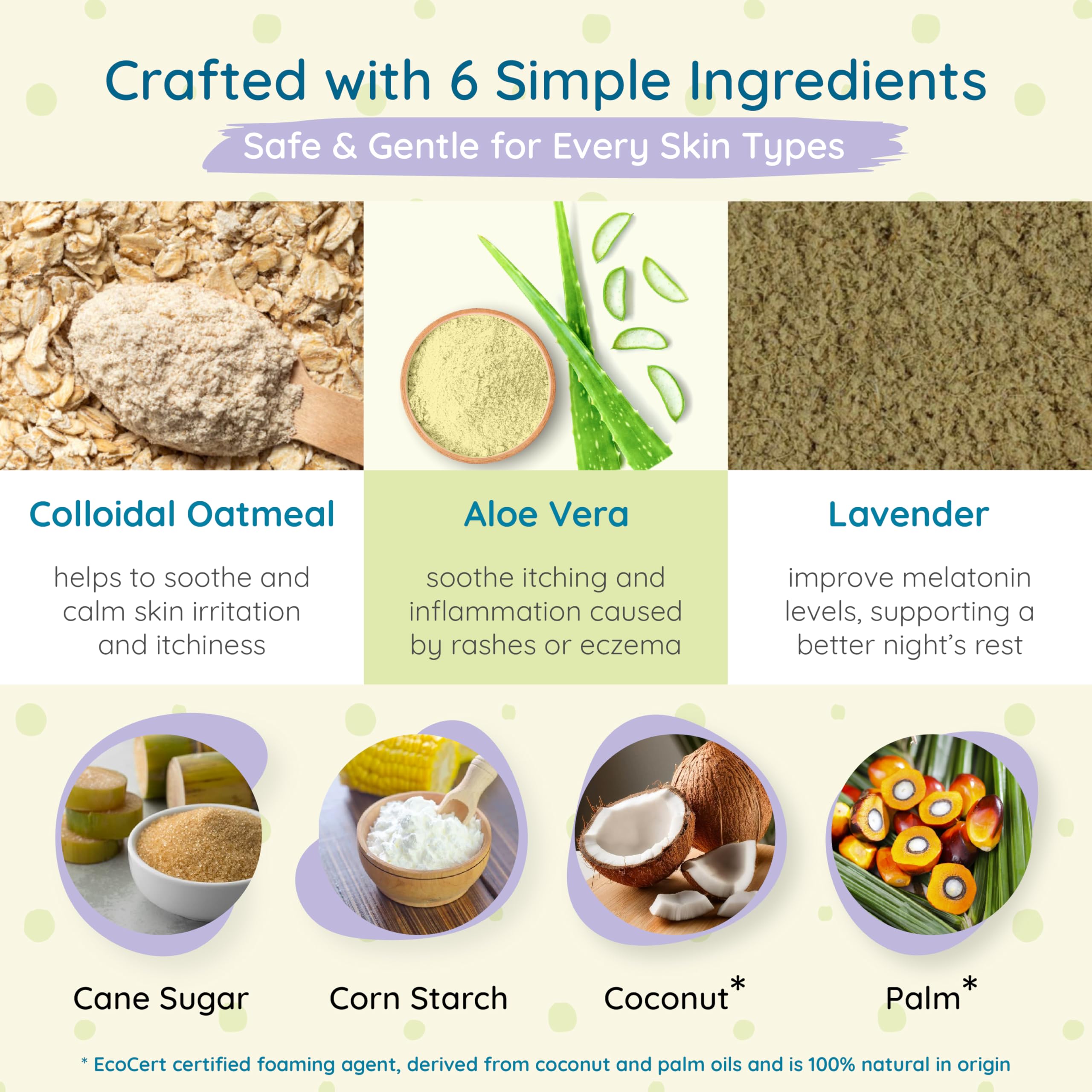 WIISH aloe vera powder jar shows hydrating ingredient for moisturized skin.