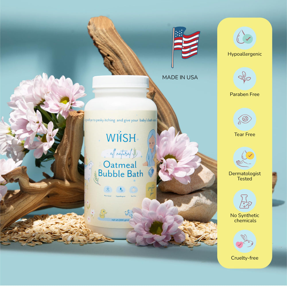 WIISH recyclable bottle packaging conveys eco-friendly care for families.