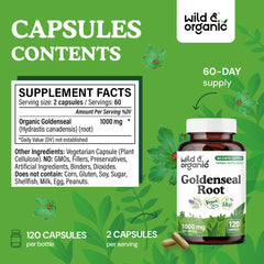 Closeup of Wild & Organic capsules highlights easy-to-take daily format