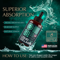 WILD FUEL dropper delivering concentrated collagen and biotin.