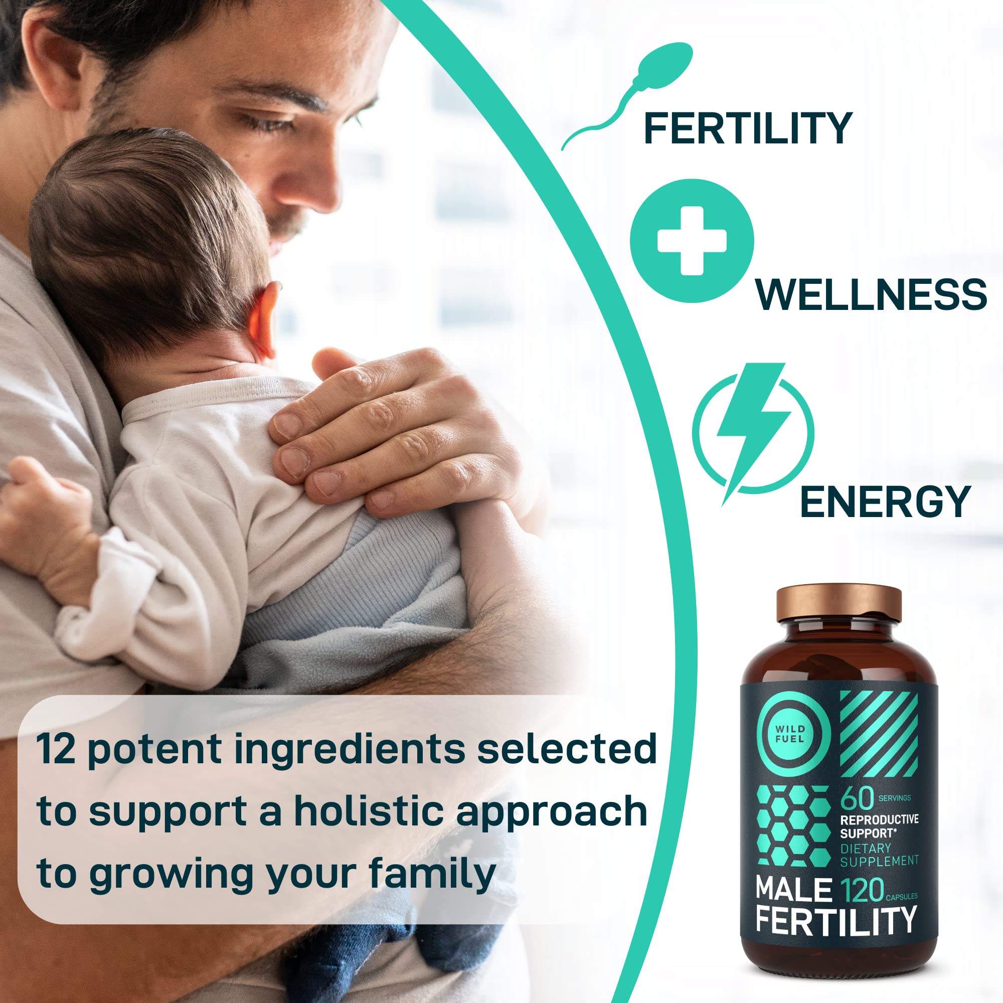 Wild Fuel Maca root capsules highlighted for energy and reproductive support
