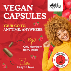 Wild & Organic 60-day supply bottle conveys value and long-term daily support.