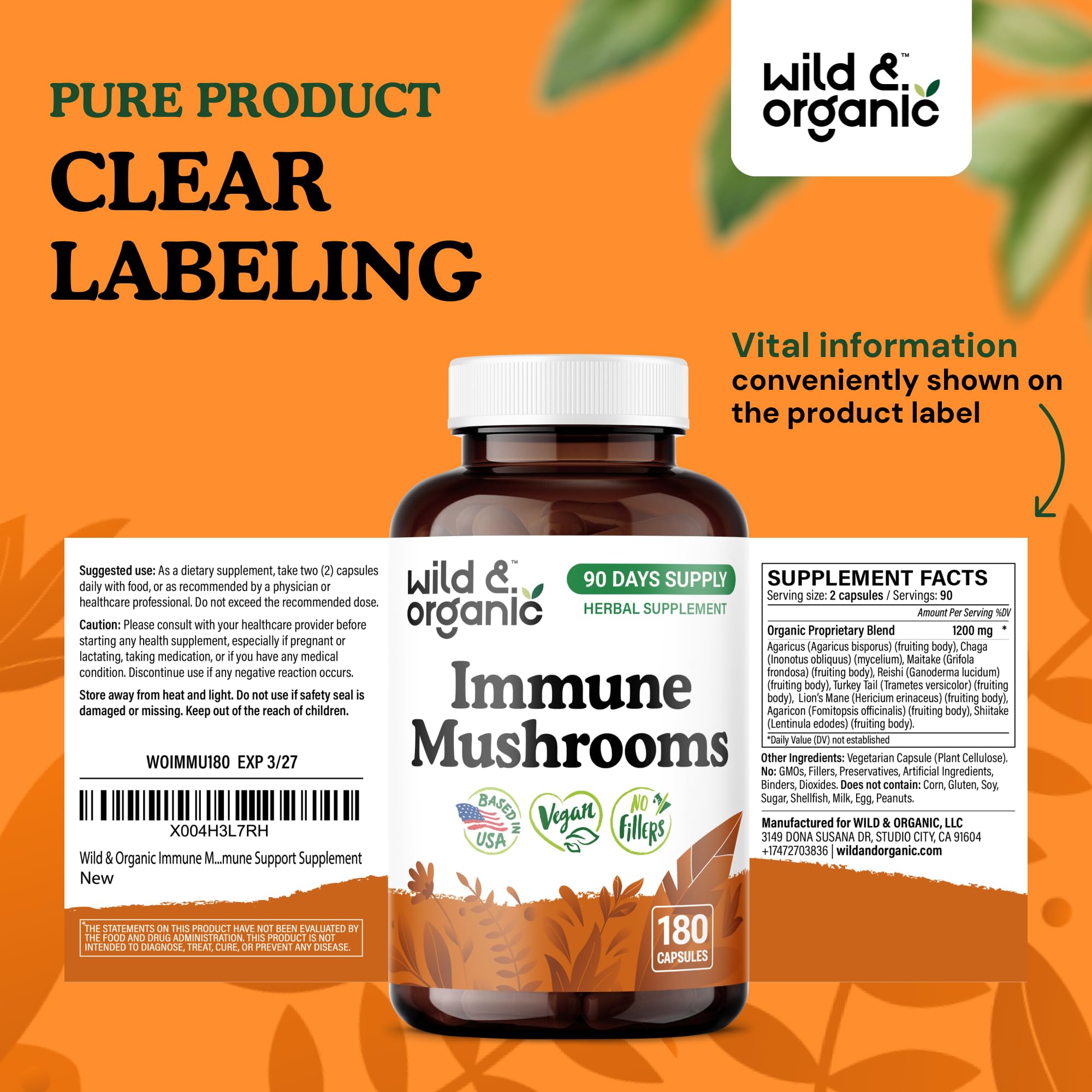 Wild & Organic packaging on kitchen counter conveying wholesome plant-based wellness.