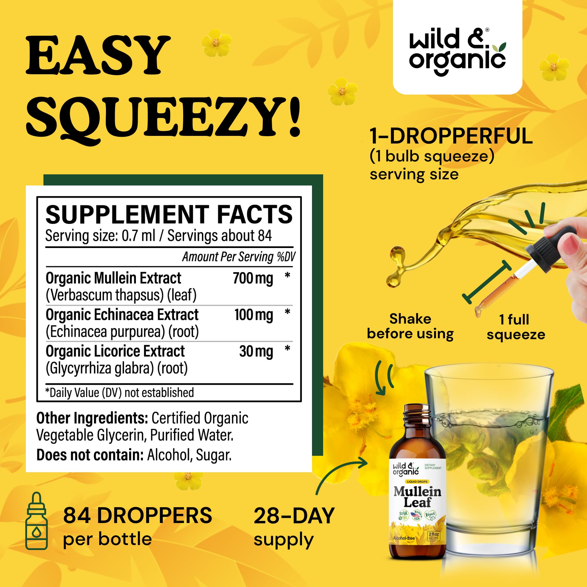 Close-up of the label reveals vegan formula and key ingredients.