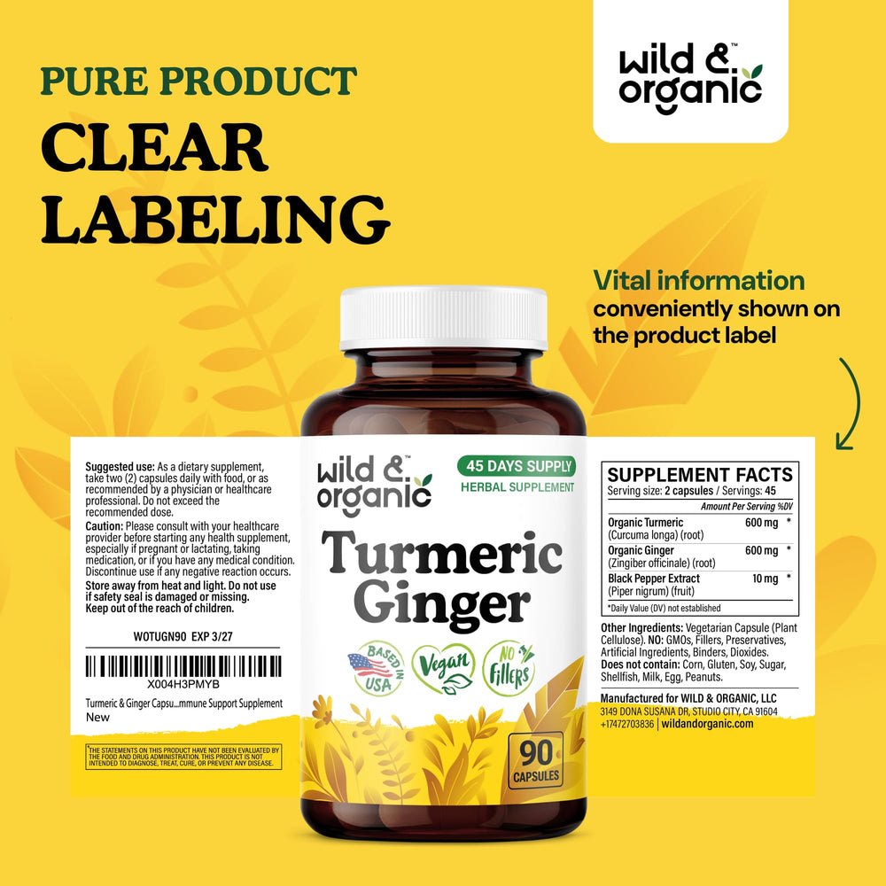 Wild & Organic capsules pour into hand, ready for daily dose