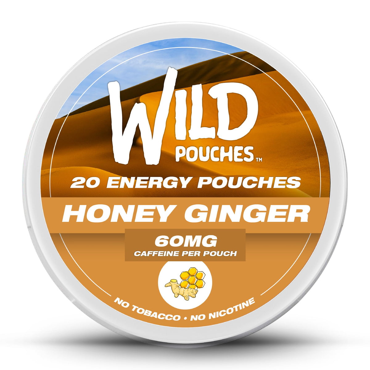 Wild Pouches Honey Ginger 60mg can boosts alertness on demand.