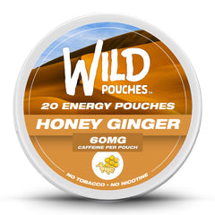 Wild Pouches Honey Ginger 60mg can boosts alertness on demand.