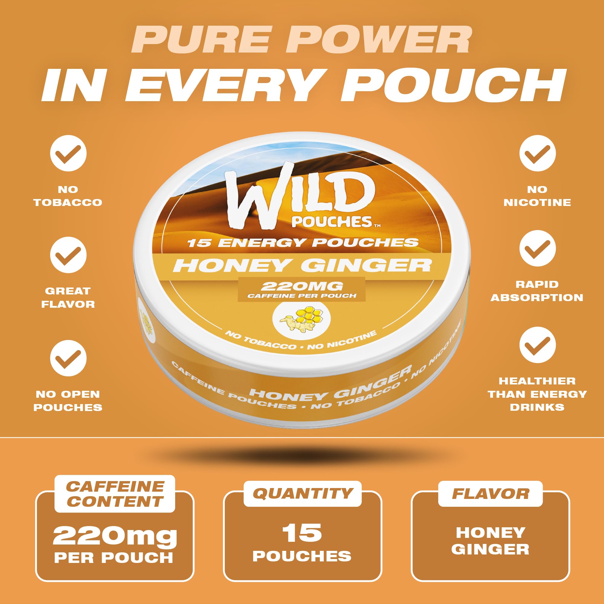 Wild Pouches on-the-go pack held to demonstrate portable daily energy.