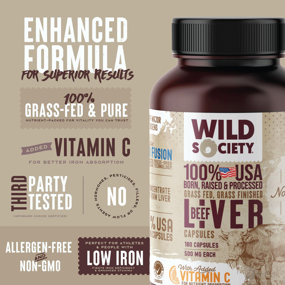 Wild Society dosage info: 3000mg per serving for potential energy