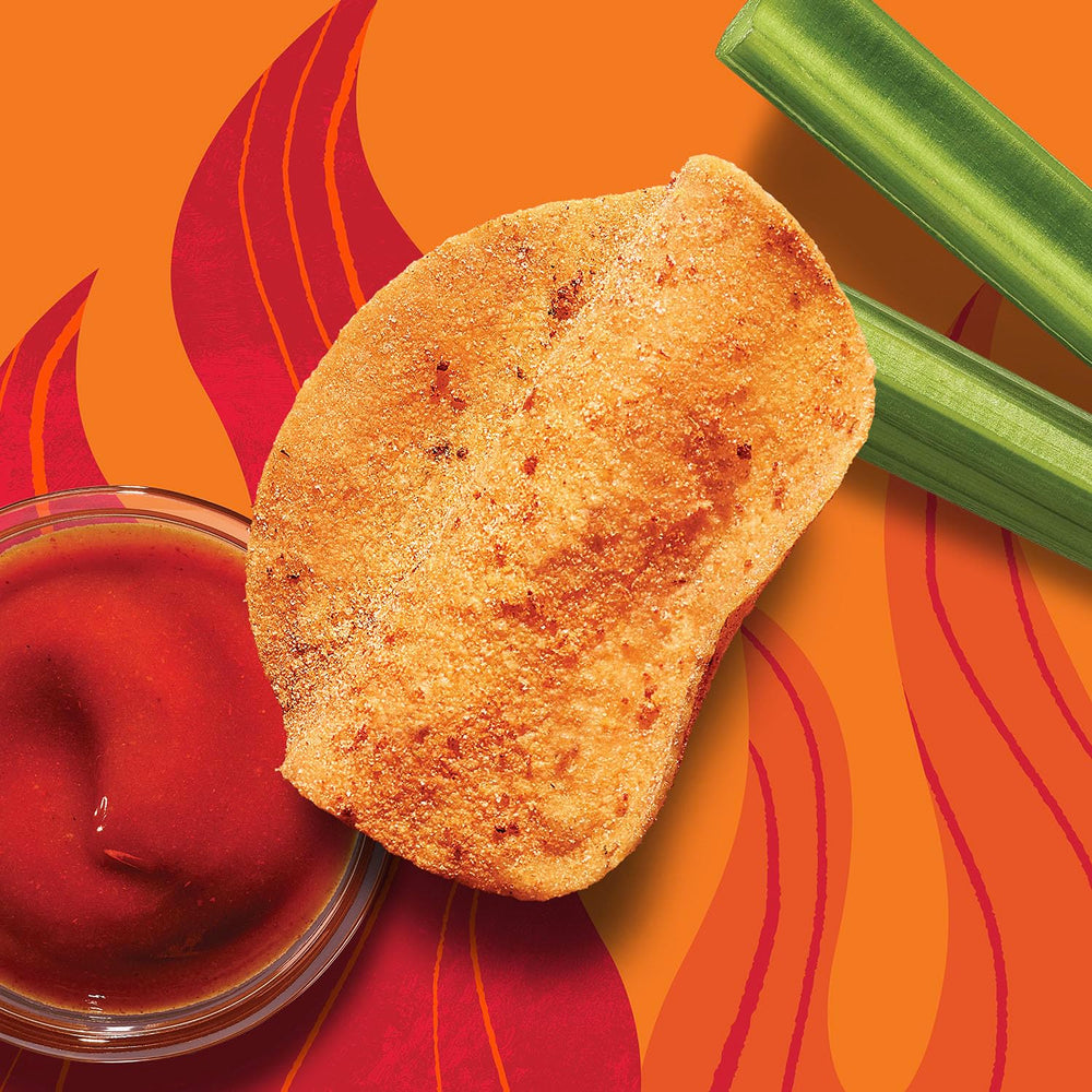 Wilde Chips chip close-up revealing crisp texture from real ingredients
