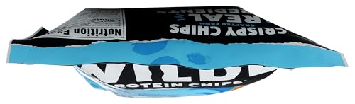 WILDE Snacks Protein Chips Sea Salt Vinegar hand-held treat—post-workout crunch